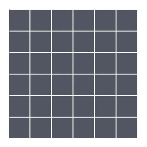 VitrA 5x5 cm Color Parlak Antrasit Porselen Karo