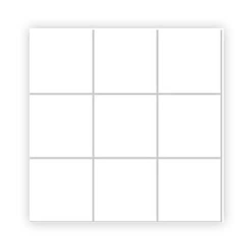 VitrA 10x10 cm Color R9 Beyaz Porselen Karo