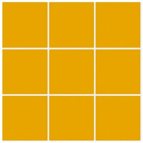 VitrA 10x10 cm Color Mat Koyu Sarı Porselen Karo