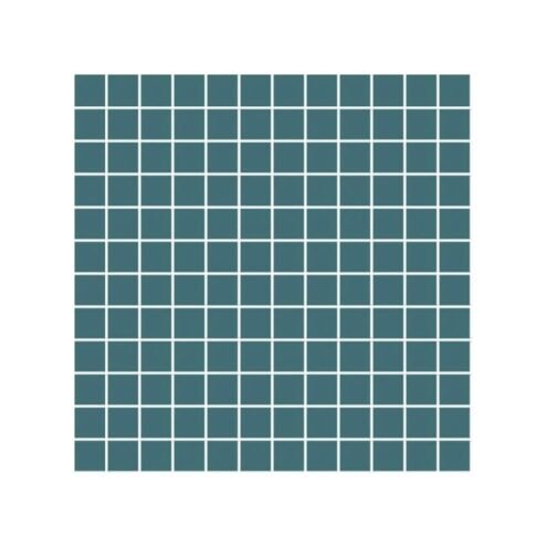 VitrA 2.5x2.5 cm Color Parlak Koyu Turkuaz Porselen Karo