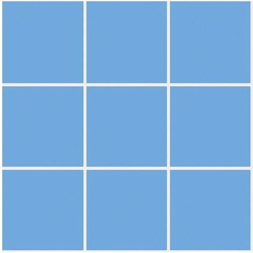 VitrA 10x10 cm Color C Soğuk Mavi Porselen Karo