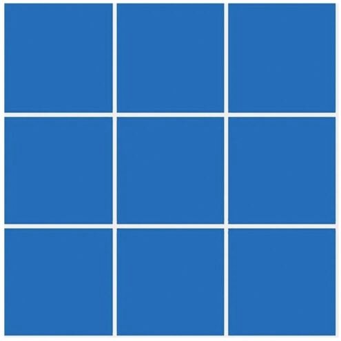 VitrA 10x10 cm Color C Göl Mavisi Porselen Karo