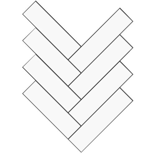 VitrA 5x20 cm Miniworx Parlak Beyaz Porselen Karo