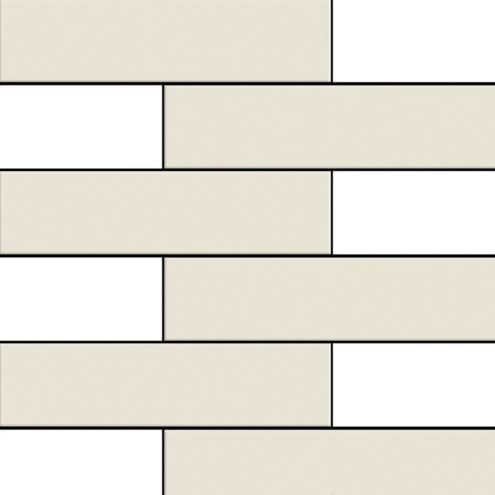 VitrA 5x20 cm Miniworx Parlak Açık Vizon Porselen Karo