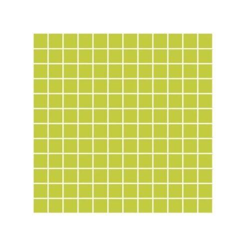 VitrA 2.5x2.5 cm Color Parlak Limon Yeşili Porselen Karo