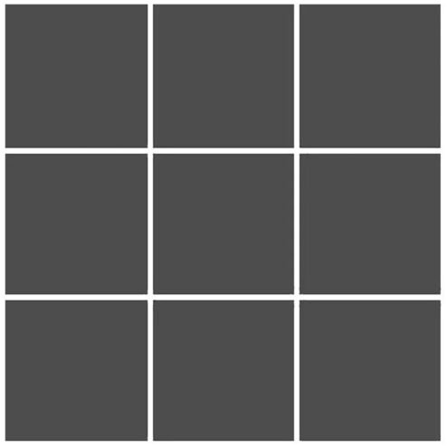 VitrA 10x10 cm Uni R10B Siyah Porselen Karo