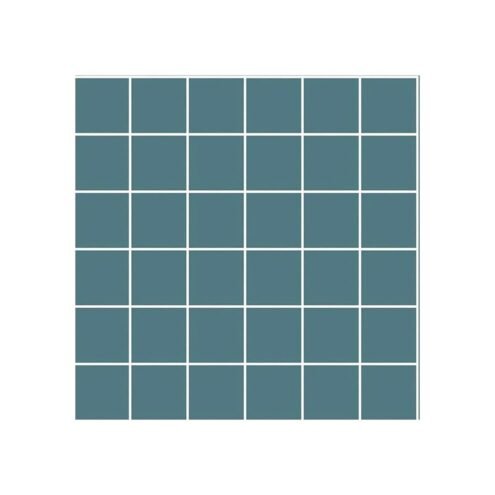 VitrA 5x5 cm Color Mat Koyu Turkuaz Porselen Karo