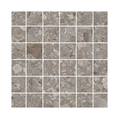 VitrA 5x5 cm Ceppostone R9 Koyu Gri Porselen Karo