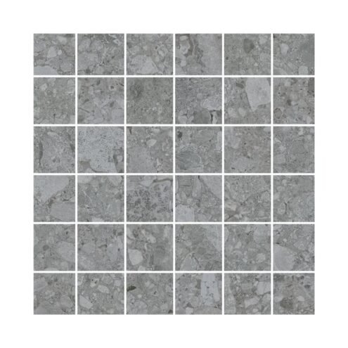 VitrA 5x5 cm Ceppostone R9 Koyu Gri Porselen Karo