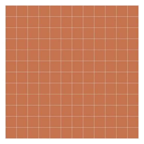 VitrA 2.5x2.5 cm Mode Mat Terra Rossa Porselen Karo