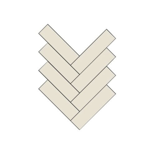 VitrA 5x20 cm Miniworx Mat&Parlak Açık Vizon Porselen Karo