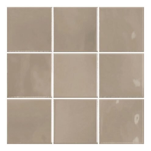 VitrA 10x10 cm Retromix Parlak Kil Bej Porselen Karo