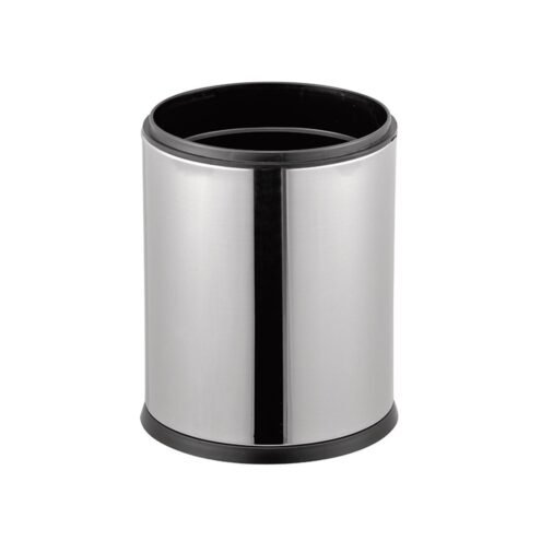 Kale Public 12 lt Paslanmaz Kapaksız Çöp Kutusu