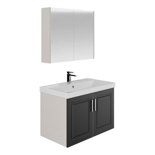 Karen Arin 80 cm Banyo Dolabı