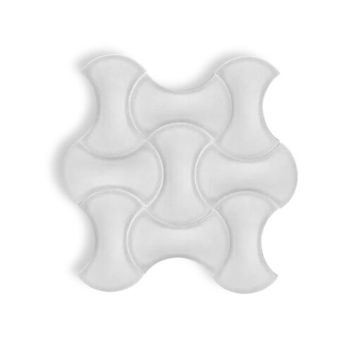 Dekozen Kemik 12x20 cm Beyaz Çatlak Sırlı El Yapımı Seramik