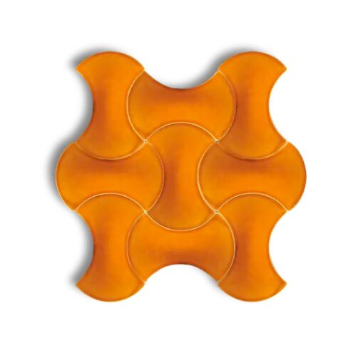 Dekozen Kemik 12x20 cm Tarçın Çatlak Sırlı El Yapımı Seramik