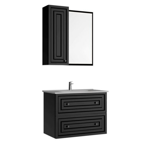 Creavit Kayra 80 cm Lake Çekmeceli Banyo Dolabı