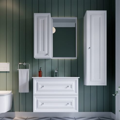 Creavit Kayra 100 cm Lake Çekmeceli Banyo Dolabı