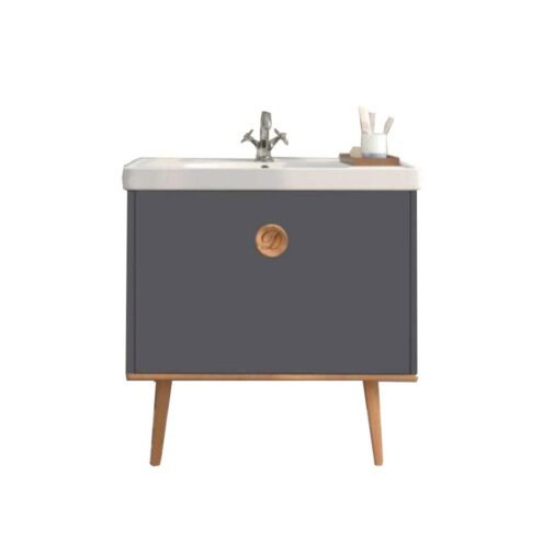 Denko Lubia 80 cm Lake Lavabo Alt Dolabı