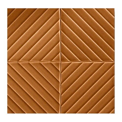 Dekozen Linea 20x20 cm Tarçın Çatlak Sırlı El Yapımı Seramik