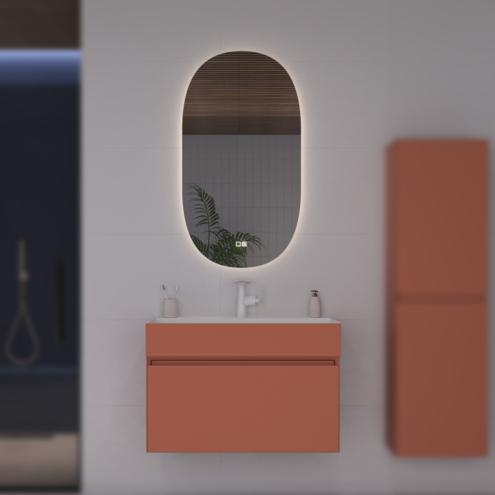 Orka Lusso 80 cm Banyo Dolabı