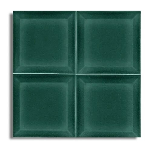 Dekozen Metro 13x13 cm Zümrüt Yeşili Çatlak Sırlı El Yapımı Seramik