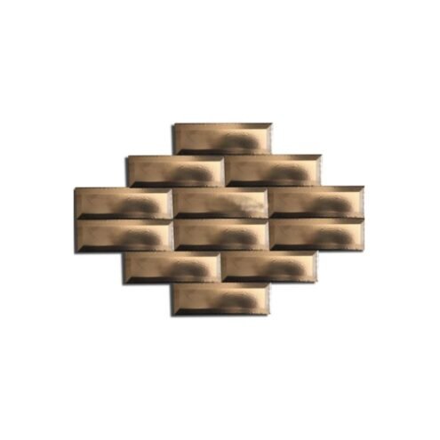 Dekozen Metro 7x21 cm Metalik Bronz El Yapımı Seramik