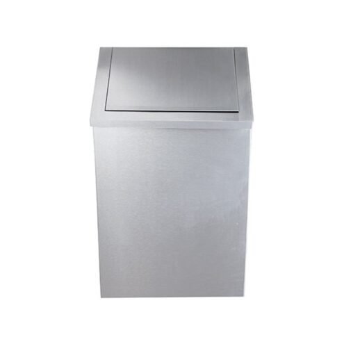 MaxiFlow 7 Litre 430 Kalite Krom Sallanır Kapak Çöp Kovası