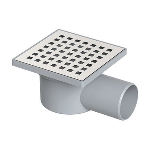 MaxiFlow Line 10x10 cm 50 mm Yan Çıkış Yer Süzgeci