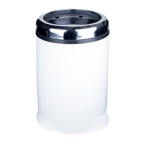 MaxiFlow 8 Litre Beyaz Pratik Çemberli Çöp Kovası