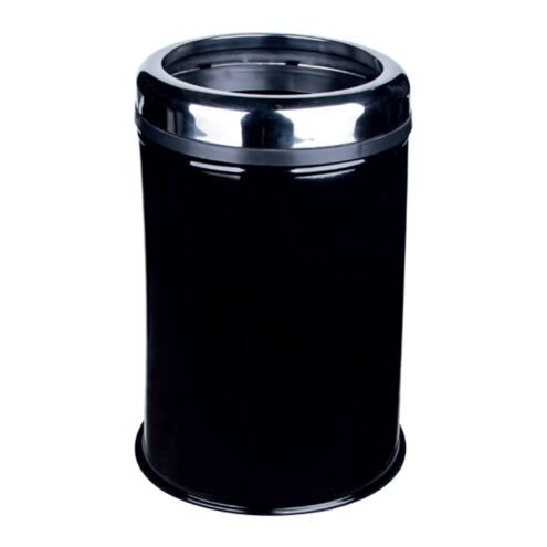 MaxiFlow 8 Litre Siyah Pratik Çemberli Çöp Kovası