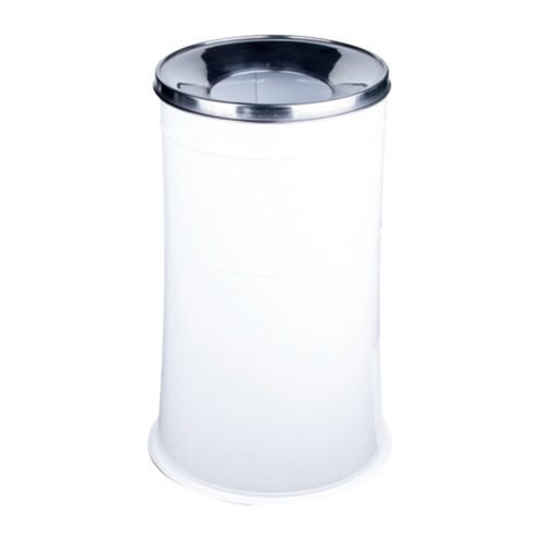 MaxiFlow Beyaz Düz Kapak Çöp Kovası