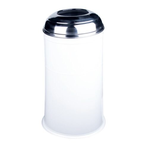 MaxiFlow Beyaz Bombe Kapak Çöp Kovası