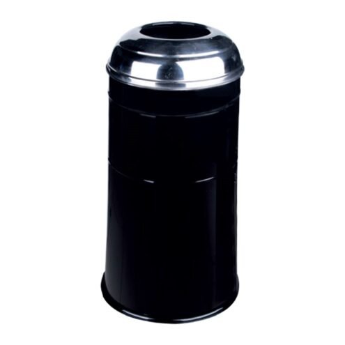 MaxiFlow Siyah Bombe Kapak Çöp Kovası
