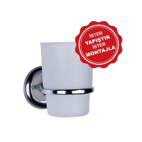 MaxiFlow Sarmaşık Krom Diş Fırçalık