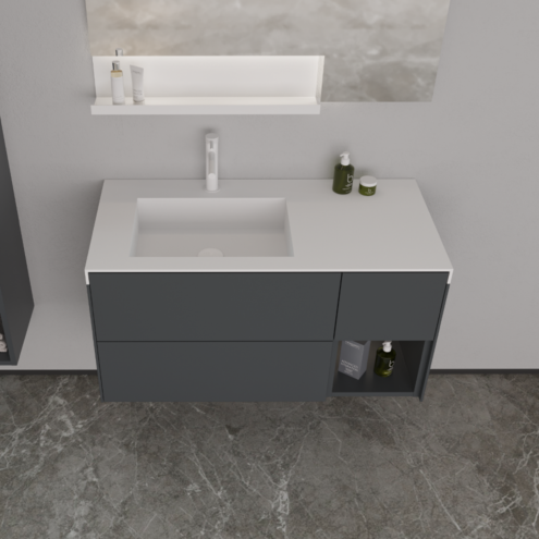 Orka Milano 100 cm Lavabo Alt Dolabı