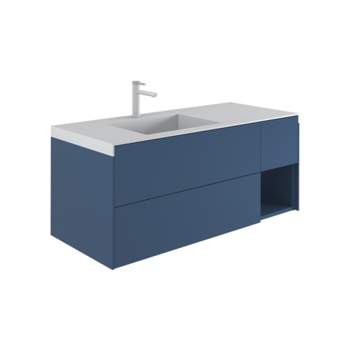 Orka Milano 120 cm Lavabo Alt Dolabı