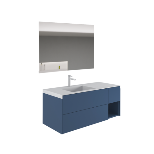 Orka Milano 120 cm Banyo Dolabı