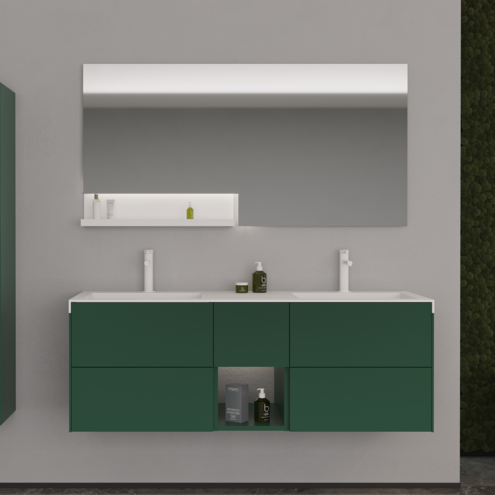 Orka Milano 140 cm Banyo Dolabı