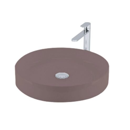 Newarc Mittes 44 cm Mat Antrasit Tezgah Üstü Lavabo