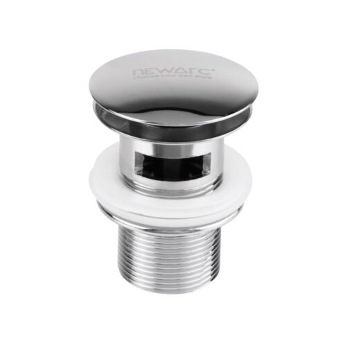 Newarc Taşma Delikli Pop Up Krom Lavabo Sifonu