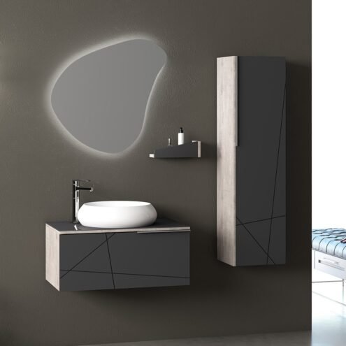 Nplus Arteon 80 cm Banyo Dolabı