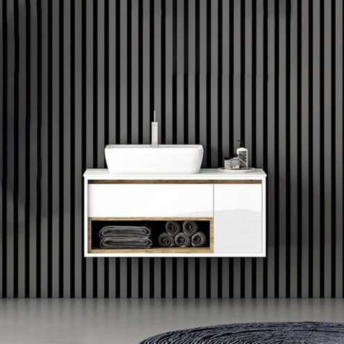 Nplus Galaxy 100 cm Lavabo Alt Dolabı