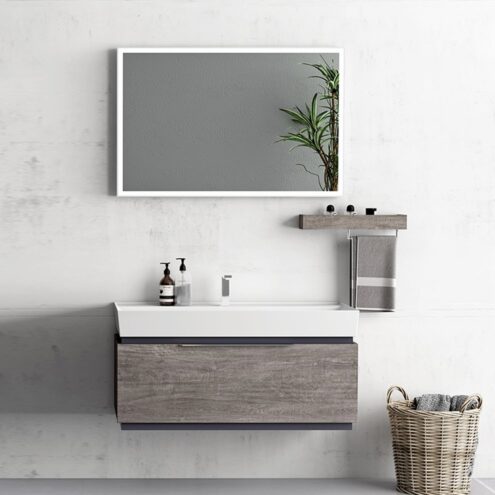 Damla Mondeo 100 cm Banyo Dolabı