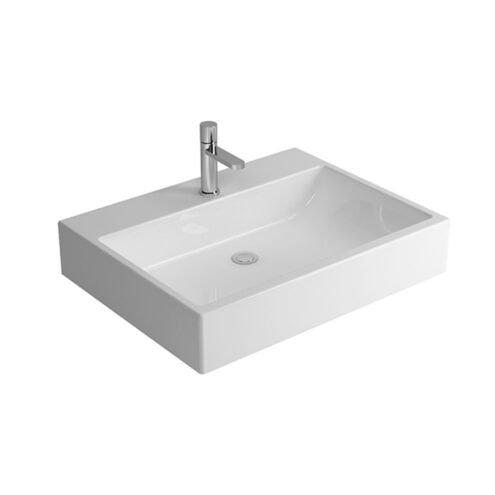 Newarc Power 60 cm Beyaz Tezgah Üstü Lavabo