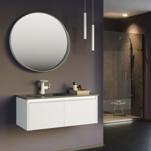 Orka Lisbon 90 cm Banyo Dolabı