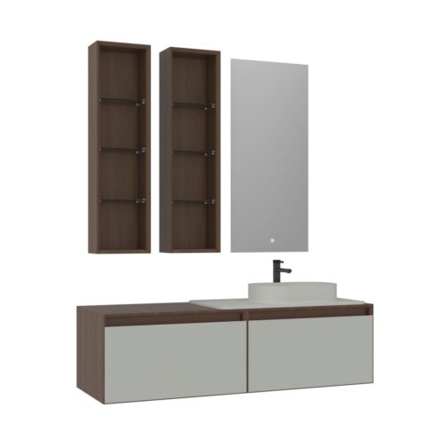 Orka Pacific 140 cm Banyo Dolabı