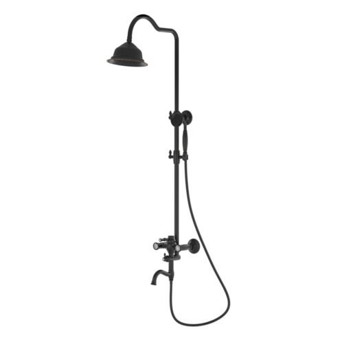 Orka TP1480B Siyah Duş Kolonu