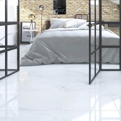 Yurtbay Seramik Afyon Beyaz 60x60 cm Rektifiyeli Sırlı Granit