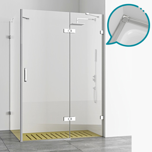 Pakduş Pirat 2 Sabit 1 Açılır Duşakabin